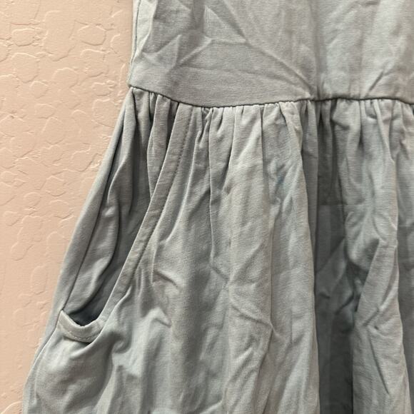 Hanna Andersson Raincloud Blue Super Soft Ruffle Skater Dress - Picture 9 of 9